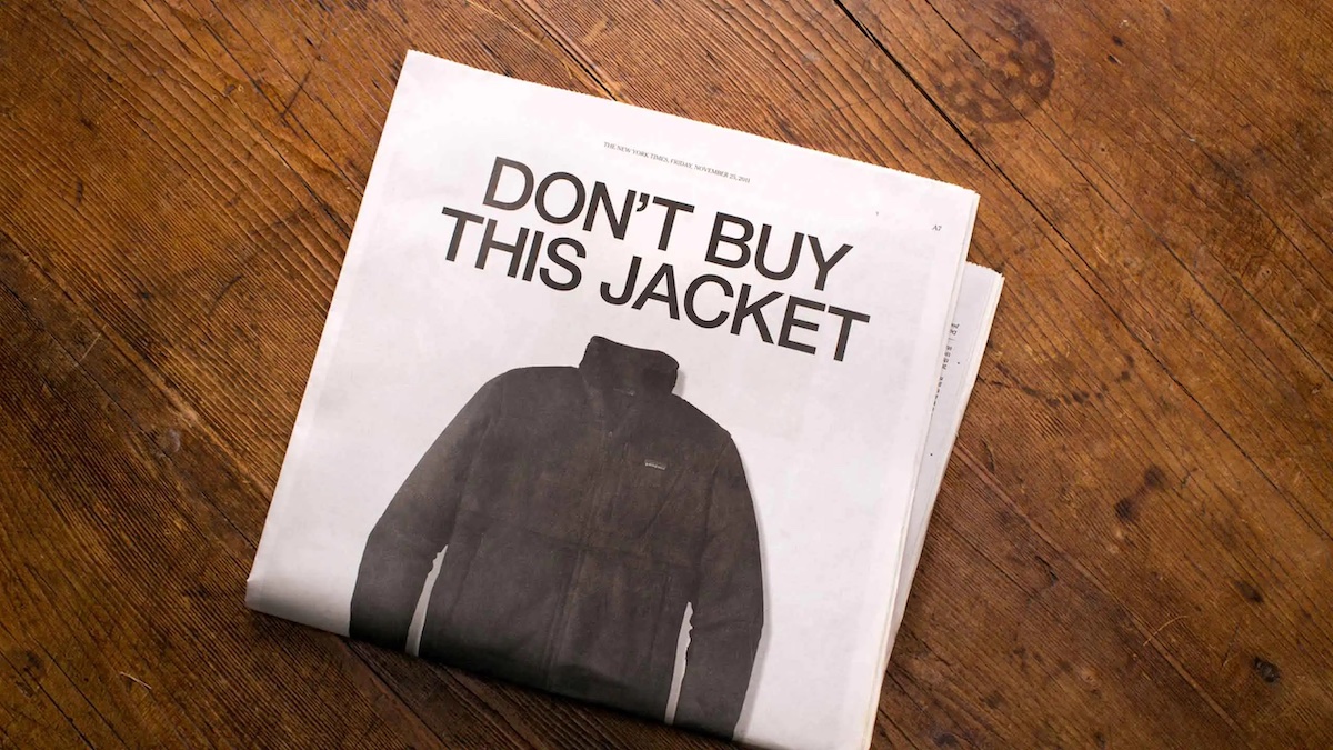 Patagonia　「DON'T BUY THIS JACKET」