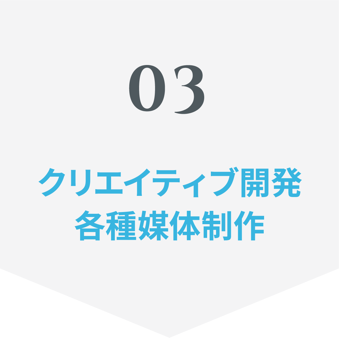 03クリエイティブ開発各種媒体制作